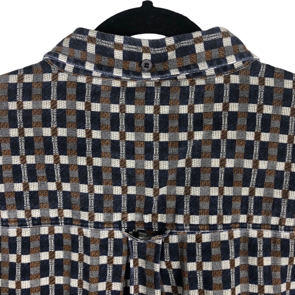 Vintage The‎ Territory Ahead XXL Button Up Shirt Plaid Heavyweight 80s 90s Retro - Picture 5 of 11